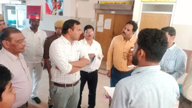 जिलाधिकारी ने 100 शैय्या बेड शिशु स्वास्थ्य विंग व जिला संयुक्त चिकित्सालय लोढ़ी का किया औचक निरीक्षण