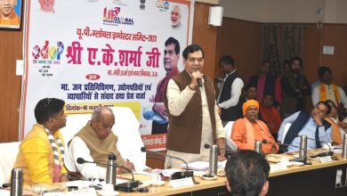  ए के शर्मा ने जनपद सिद्धार्थनगर में आए निवेश को धरातल पर उतारने के लिए की बैठक