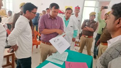 जिलाधिकारी ने सामुदायिक स्वास्थ्य चोपन का किया औचक निरीक्षण