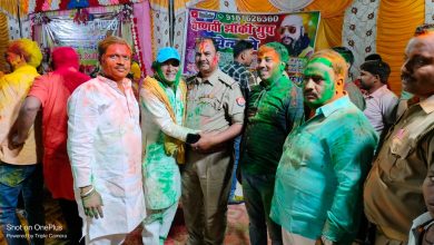 भाजपा मंडल चोपन ने मनाया होली मिलन समारोह जमकर उड़े अबिर गुलाल।