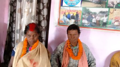 दिव्यांग युगल प्रेमी ने वीडियो ऑफिस में रचाई शादी
