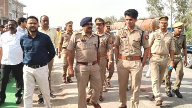 पुलिस अधीक्षक सोनभद्र द्वारा ईद के दृष्टिगत रॉबर्ट्सगंज ईदगाह का किया गया भ्रमण