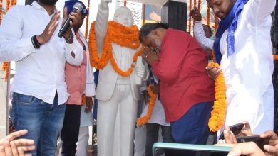 बाबा साहब डॉ भीमराव अंबेडकर की जयंती पर जाप सुप्रीमों पप्पू यादव ने उनके प्रतिमा का अनावरण किया