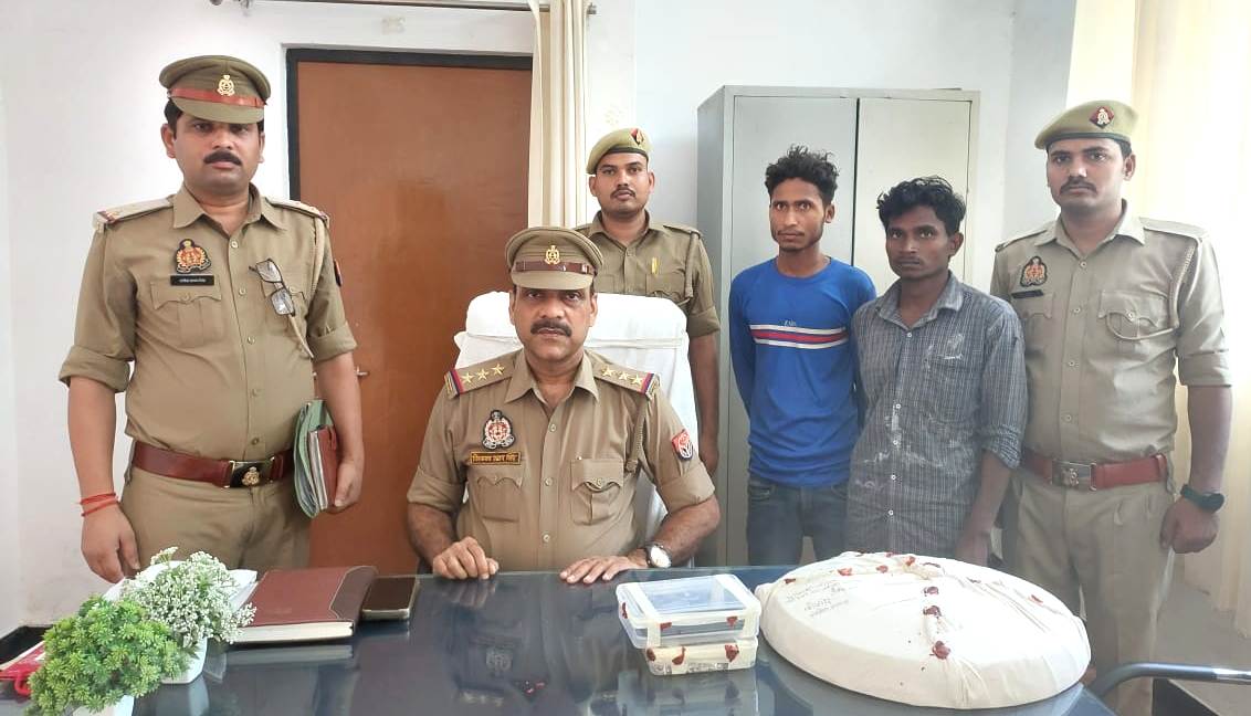 चोरी की घटना 2 गिरफ्तार, कब्जे से 2 मोबाइल फोन, 2 पीतल की परात, 2 चांदी का करधन बरामद