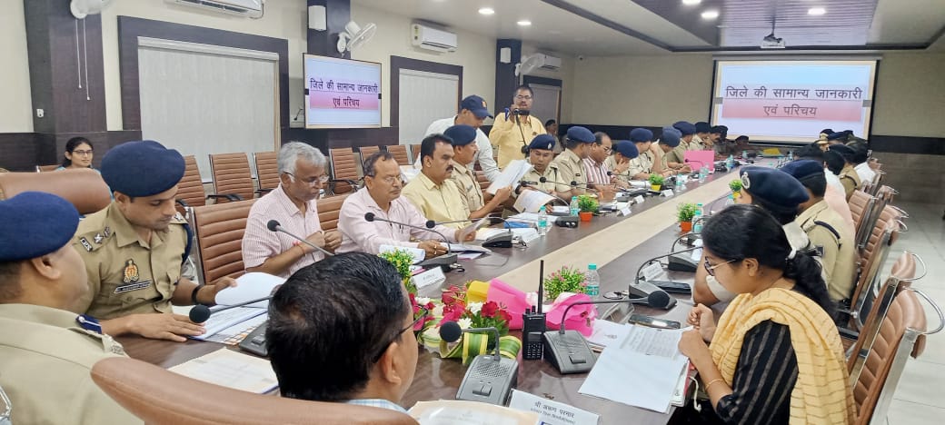 मध्यप्रदेश में आगामी चुनाव के मद्देनजर सिंगरौली में इण्टर स्टेट बार्डर मीटिंंग आयोजित 
