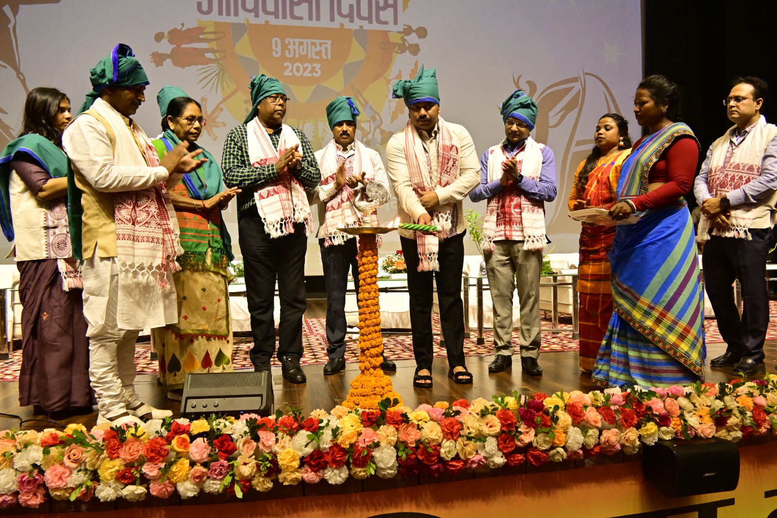 विश्व आदिवासी दिवस 2023 के अवसर पर कन्वेंशन सेंटर में भव्य कार्यक्रम का आयोजन