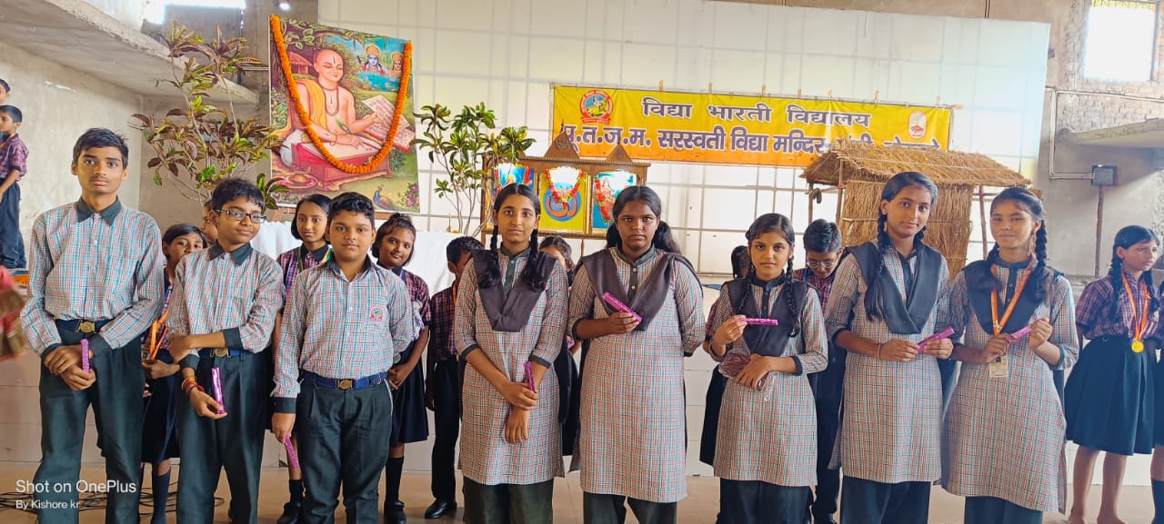 सरस्वती विद्या मंदिर में मनाई गई तुलसीदास जयंती 