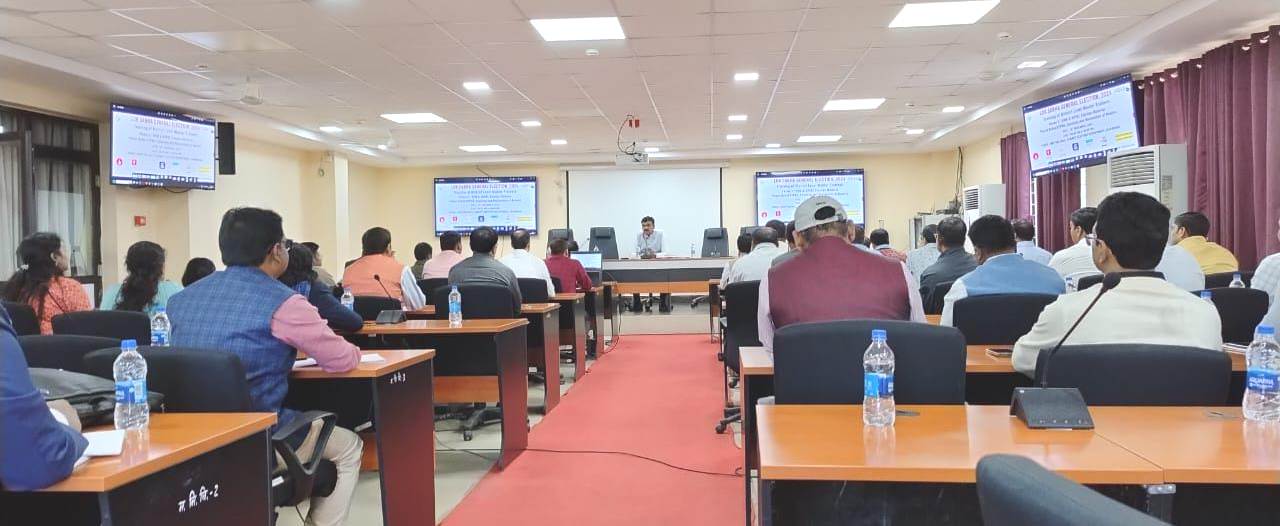 पोस्टल बैलट व ईवीएम के जिला स्तरीय मास्टर ट्रेनर्स का हुआ एक दिवसीय प्रशिक्षण
