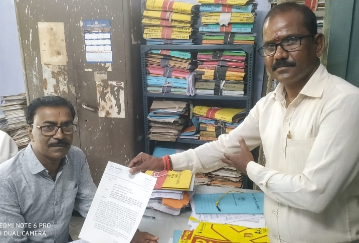 साड़म में बिजली के जर्जर तार व पोल बदलने के लिए पंसस ने दिया लिखित आवेदन