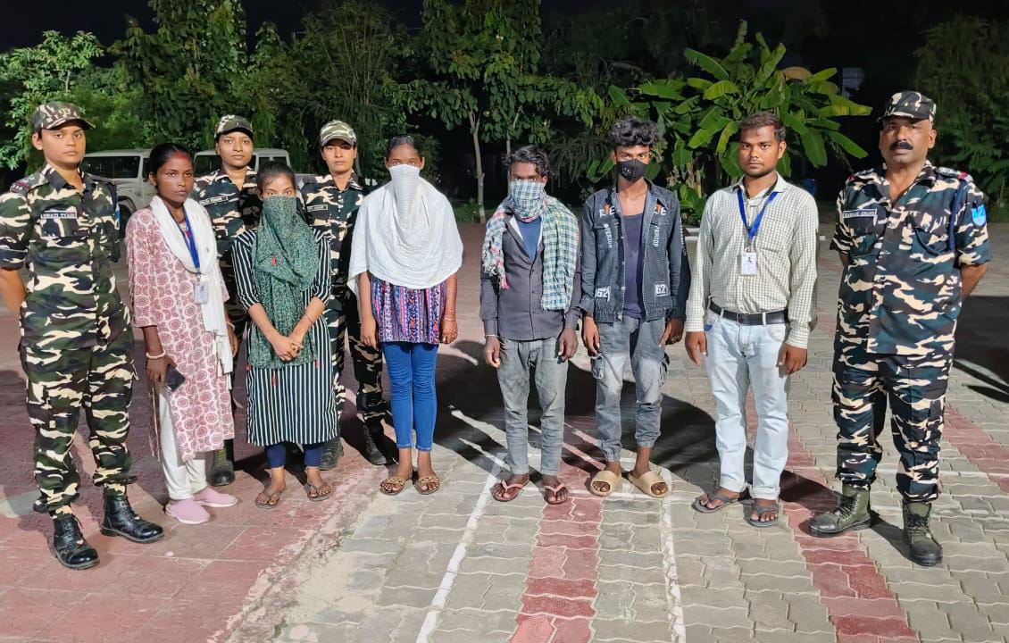 एसएसबी ने घर से भगाने के मामले मे दो लडकियों को बचाया