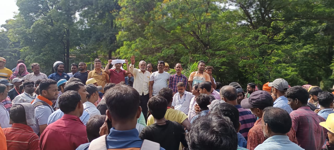 मजदूरों को वाजिब हक दो,नहीं तो 15 अक्टूबर को होगा पूर्ण चक्का जाम : राजेंद्र सिंह