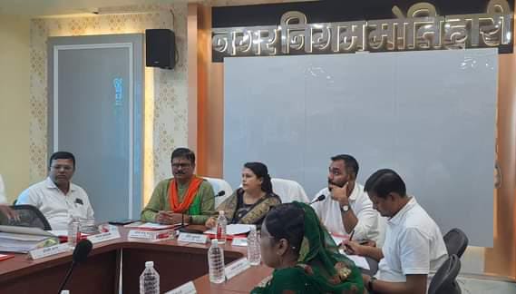 मोतिहारी नगर निगम वार्ड समस्या को लेकर बोर्ड की मासिक साधारण बैठक का हुआ आयोजन