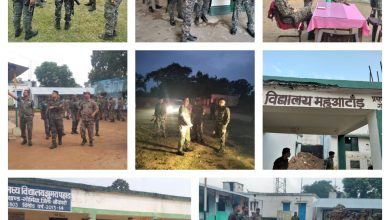 पुलिस अधीक्षक ने नक्सल प्रभावित क्षेत्र तिरला, कंडेर, झुमरा पहाड़, रहावन, महुआटांड़ में स्थित मतदान केंद्रों की सुरक्षा व्यवस्था का लिया जायजा