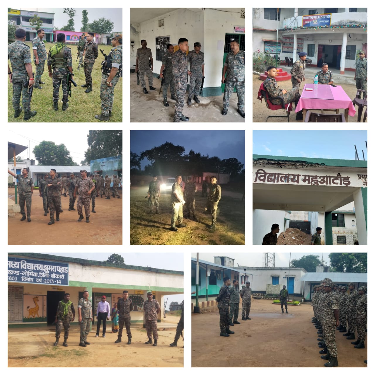 पुलिस अधीक्षक ने नक्सल प्रभावित क्षेत्र तिरला, कंडेर, झुमरा पहाड़, रहावन, महुआटांड़ में स्थित मतदान केंद्रों की सुरक्षा व्यवस्था का लिया जायजा