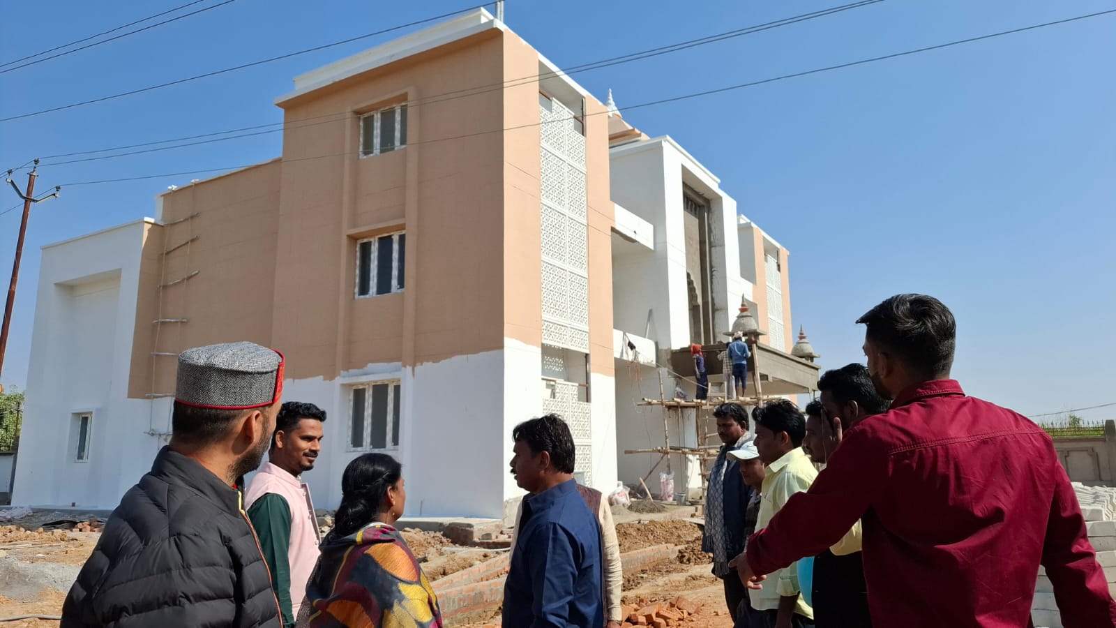 ओबरा में बन रहा कल्याण मंडप: नगरवासियों के लिए एक नई सुविधा,