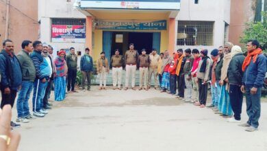 गुंडा पंजी में अंकित ब्यक्तियों का हुआ परेड