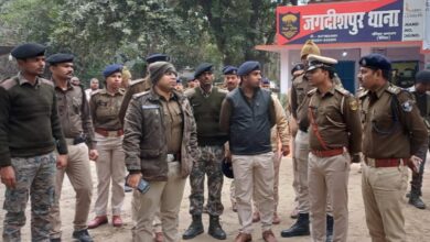 जगदीशपुर थाना का बेतिया एसपी ने किया निरीक्षण