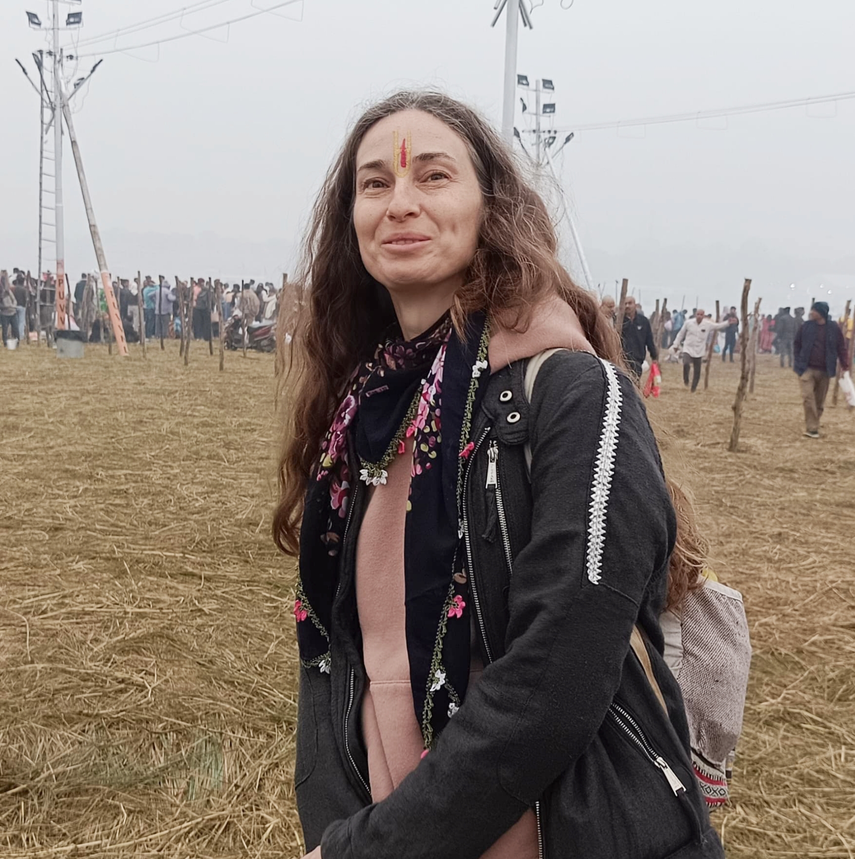 तुर्की की रहने वाली पिनार.! पहली बार दोस्तों से महाकुम्भ की महिमा सुनकर आई महाकुम्भ देखने