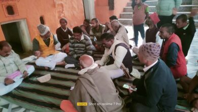 गोठानी बाबा सोमनाथ मंदिर प्रबंधन समिति की एक आवश्यक बैठक