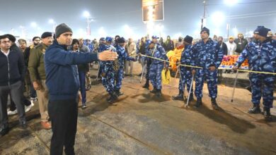 आला अफसरों की मुस्तैदी के बीच अंतिम अमृत स्नान पर्व बसंत पंचमी सकुशल संपन्न