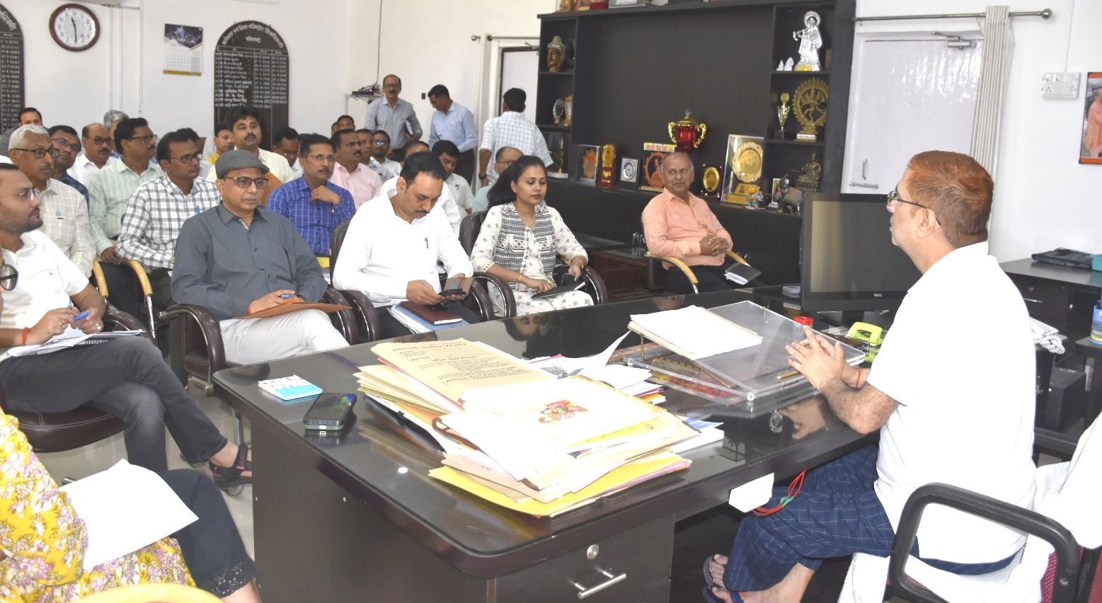 जिला वृक्षारोपण समिति/जिला गंगा समिति सोनभद्र की बैठक सम्पन्न