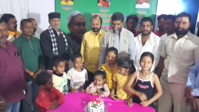 जदयू ने मनाया मुख्यमंत्री नीतीश कुमार का 74वां जन्मदिन