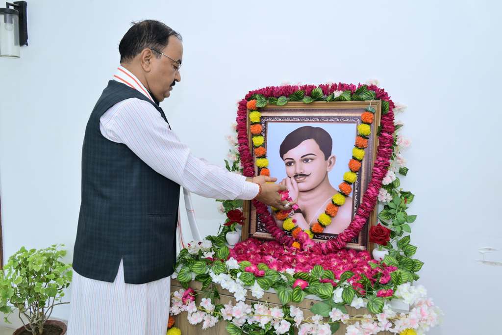 अमर शहीद चन्द्र शेखर आजाद की जीवन यात्रा राष्ट्रीय स्वाभिमान की अप्रतिम मिशाल-केशव प्रसाद मौर्य
