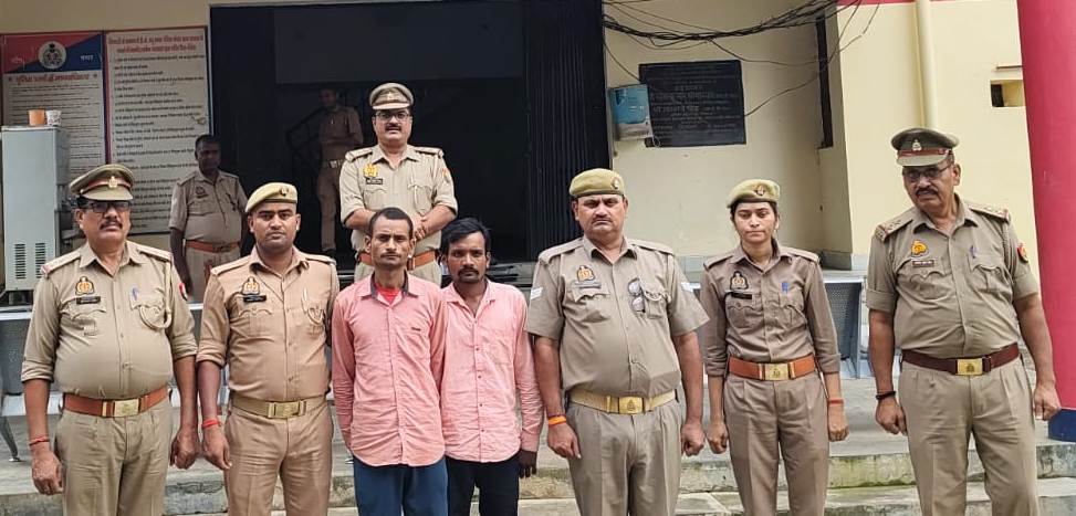 महिला के साथ दुष्कर्म कारित करने तथा विडियो वायरल करने की धमकी देने वाले दो गिरफ्तार