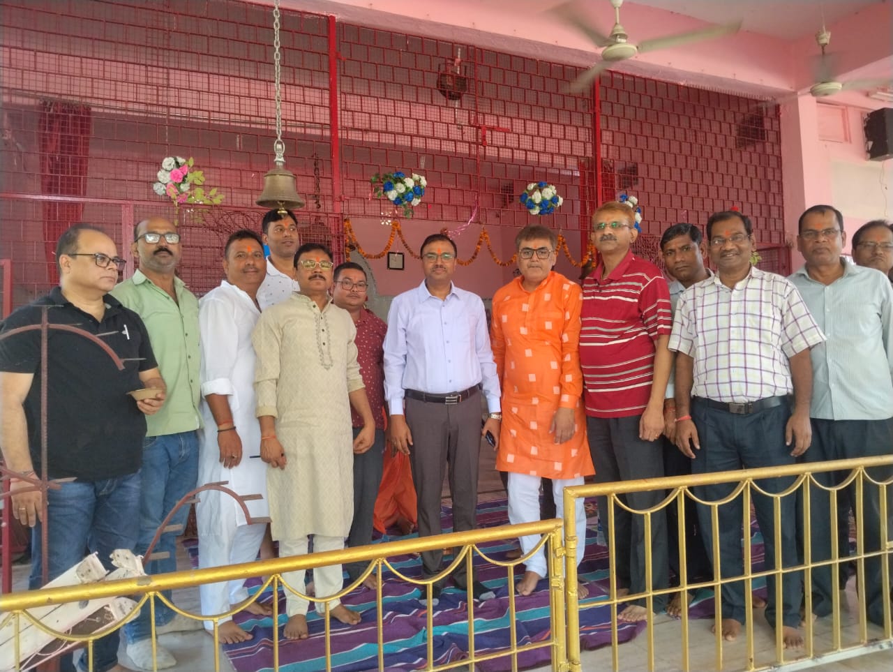 टीटीपीएस ललपनिया ड़ी टाइप आवासीय कॉलोनी स्थित दुर्गा पूजा के अध्यक्ष बने आशिष कुमार शर्मा