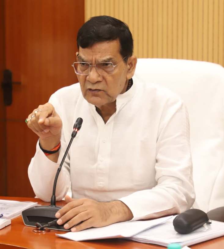 त्योहारों से पहले जल निगम के कार्यों की समीक्षा,मंत्री ए के शर्मा ने दिए सख्त निर्देश