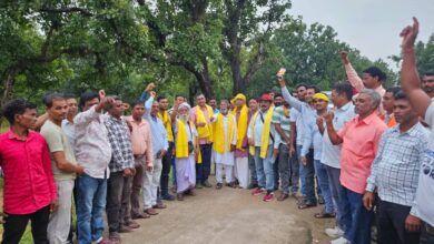 रेल टेका डहर छेका आंदोलन करने को लेकर बैठक