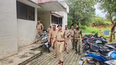 पुलिस अधीक्षक सोनभद्र द्वारा थाना दुद्धी का किया गया निरीक्षण-