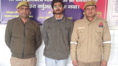 फोटो से ब्लैकमेलिंग व जेवर ठगी करने वाला साइबर अपराधी राजस्थान से गिरफ्तार