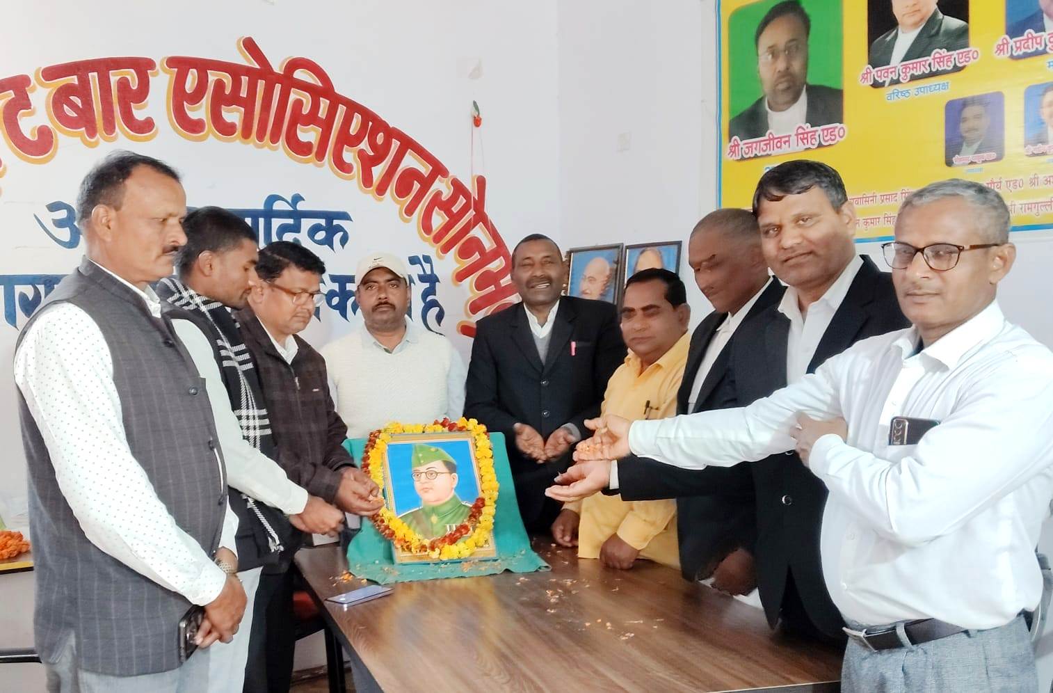 जयंती पर नेताजी सुभाषचंद्र बोस को किया गया याद