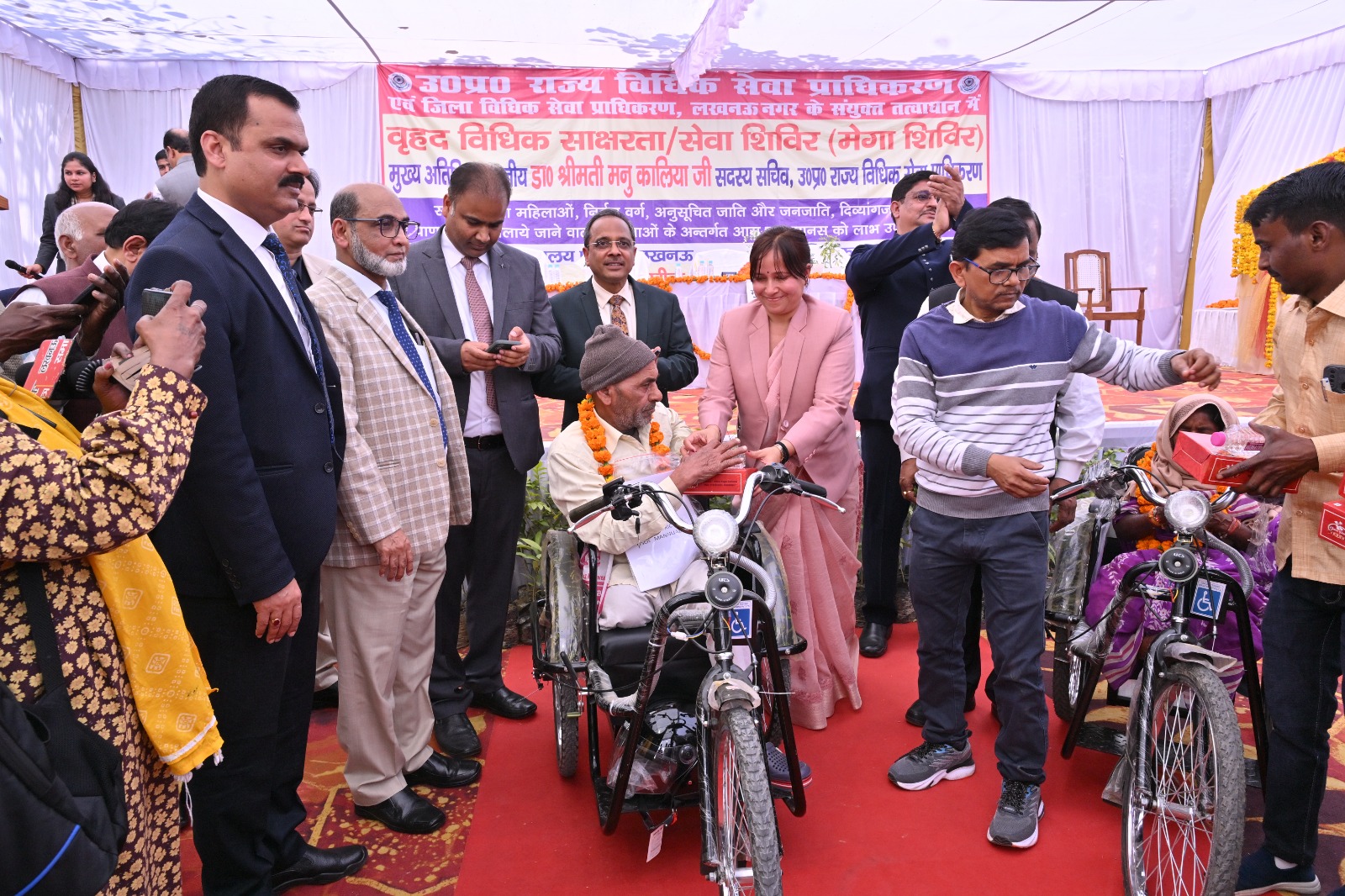 74 जिलों में विधिक सेवा महाअभियान, निर्बल वर्गों को मिला सीधा लाभ