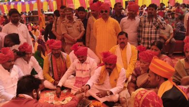 चोपन में मुख्यमंत्री सामूहिक विवाह योजना के तहत 324 जोड़ों का विवाह संपन्न हुआ, 322 हिन्दू व 2 मुस्लिम जोड़े शामिल रहे