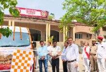 सोमनाथ स्वाभिमान पर्व के अवसर पर बस को हरी झंडी दिखाकर किया गया रवाना