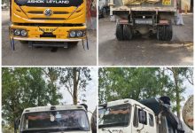 संयुक्त कार्यवाही में 2 ओवरलोड/मानक विहीन भारी वाहन (ट्रेलर/हाईवा) सीज