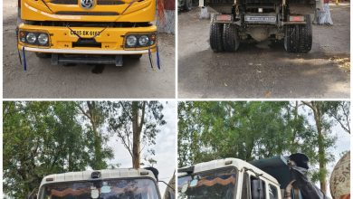 संयुक्त कार्यवाही में 2 ओवरलोड/मानक विहीन भारी वाहन (ट्रेलर/हाईवा) सीज संयुक्त कार्यवाही में 2 ओवरलोड/मानक विहीन भारी वाहन (ट्रेलर/हाईवा) सीज