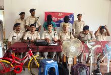बंद घर का निशाना बनाने वाला मास्टरमाइंड चोर और उसका साथी गिरफ्तार,सामान बरामद