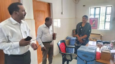 मुख्य चिकित्सा अधिकारी ने स्वास्थ्य केंद्रों का किया निरीक्षण