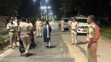 रात्रि गश्ती का औचक निरीक्षण को निकले बोकारो एसपी नाथू सिंह मीणा 