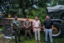 खनन विभाग ने अवैध दो ट्रेक्टर को जप्त किया 