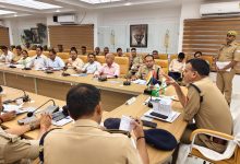 आरक्षी नागरिक पुलिस एवं समकक्ष पदों पर सीधी भर्ती-2025 की लिखित परीक्षा सम्पन्न कराने हेतु बैठक 