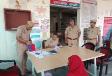 क्षेत्राधिकारी ओबरा  प्रभात राय द्वारा थाना ओबरा का आकस्मिक निरीक्षण