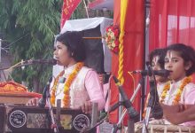 राष्ट्रीय बाल कलाकारों ने भजन संध्या में जलवा बिखेरा