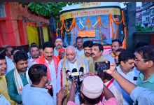 दानवीर भामाशाह एक्सप्रेस बस सेवा का शुभारंभ