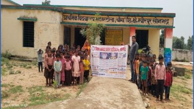 जिलाधिकारी के निर्देशन में विद्यालयों में आपदा जागरूकता अभियान, छात्र-छात्राओं को आपदा से बचाव के उपायों की दी जा रही जानकारी