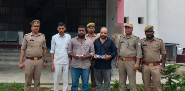 गैर-इरादतन हत्या के अभियोग में वांछित 3 अभियुक्त गिरफ्तार,