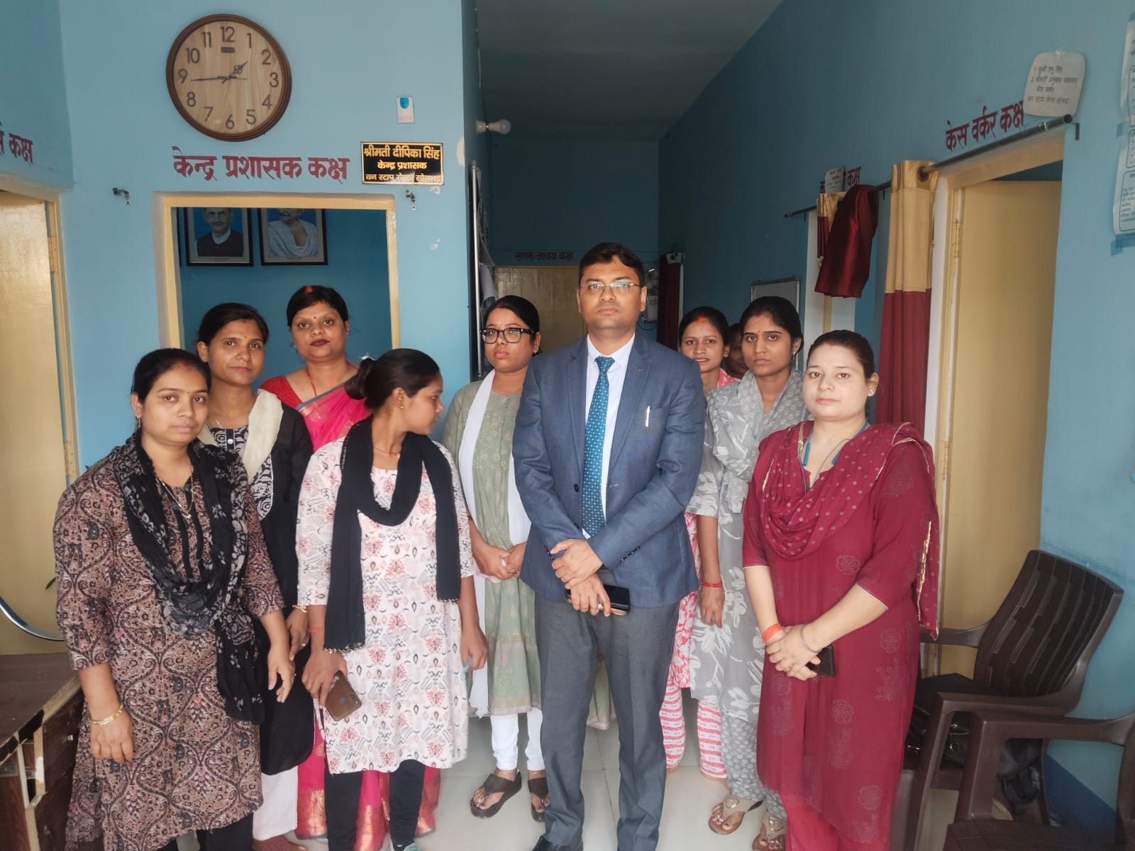 महिला कल्याण विभाग द्वारा संचालित वन स्टाप सेन्टर का निरीक्षण एवं विधिक जागरूकता शिविर